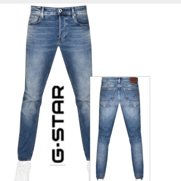 G-Star Raw 3301 Straight Tapered Fit Jeans  Size 34 / 32 - Picture 1 of 16